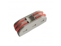 Строительно-монтажная клемма с рычажками проходная 2 полюса 0,08-4 мм2 (SBE-ptcwcc-2)