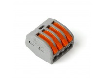 Строительно-монтажная клемма с рычажками, 4 отверстия (SBE-cwcc-4)