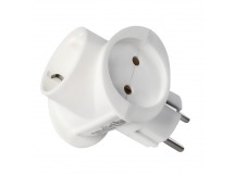 Разветвитель Smartbuy, 3 гнезда без заземления круглый 10А 250B (SBE-16-A03-3)