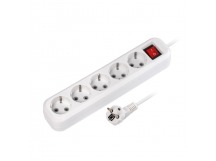 Удлинитель Smartbuy, 5 гнезд 10 м, 16А/3,5кВт с выкл. и заземлением ПВС 3х1,0 (SBE-16-5-10-ZS)