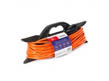 Удлинитель на рамке с вилкой и розеткой 10А, 30 метров 2х1,0 мм², оранж., IP20 (SBE-10-1-30-F)/6