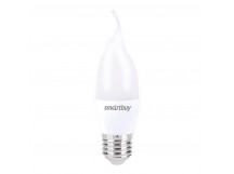 Светодиодная (LED) Свеча на ветру матовая Лампа Smartbuy-C37-12W/3000/E27 (SBL-C37Can-12-30K-E27)