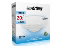 Светодиодный (LED) Tablet GX70 Smartbuy-20W/4000K/Мат (SBL-GX70К-20W-4K)