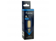 Светодиодная (LED) Лампа FIL Smartbuy-C37-8Вт/6500К/E14 (SBL-C37F-8-65K-E14)