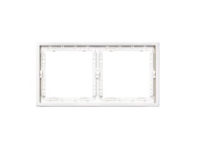 Рамка 2-местная белая "Капелла" (SBE-09w-00-FR-2)