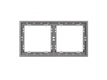 Рамка 2-местная графит "Капелла" (SBE-09g-00-FR-2)