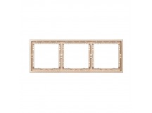 Рамка 3-местная шампань "Капелла" (SBE-09c-00-FR-3)