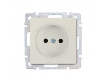 Розетка без заземления 10А бежевая "Нептун" (SBE-05i-16-S1-N)