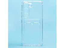 Чехол-накладка - SC276 с картхолдером для "Tecno Spark 40 Pro" (transparent) (241175)