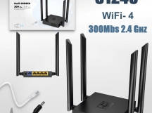 Wi-Fi Роутер LP-LINK WR850 N300, 2.4ГГц, 4 порта LAN (черный)