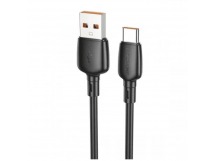 Кабель USB - TypeC BOROFONE BX93 100W (черный) 1м, мятая упаковка