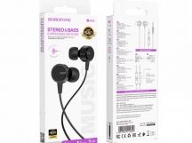 Наушники с микрофоном BOROFONE BM94 (черный), мятая упаковка