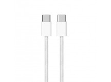 Кабель Type-C - Type-C ORG MQKJ3AM/A 60W 100см 3A (A) (white) (241782)