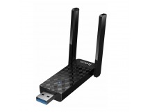 Wi-Fi адаптер с антенной HOCO HI34 WiFi6 USB (черный)