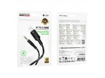 Аудио Адаптер BOROFONE BL25A Lightning - 3.5mm AUX (черный)