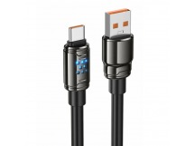 Кабель USB - Type-C HOCO U143 5A (черный) 1m