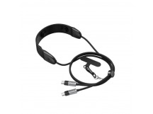 Кабель USB-C Hoco U145 100W Type-C/Type-C с массажером 1м черный
