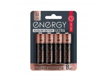 Элемент питания Energy Ultra LR6/8B (АА) (8/96/384)