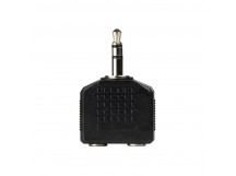 Адаптер-переходник Smartbuy Jack 3.5 мм (M) -2х3.5 мм (F) блочный (A202)/200