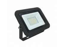 Прожектор светодиодный ECOLA Projector 50,0W 220V 6000K IP65 тонкий Черный 200x160x30 (1/20)