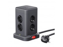 Удлинитель с сетевым фильтром ILS 453 3 м, 8 розеток, 2USB-A, 2USB-C