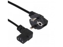 Кабель компьютер--> розетка 220V EU (угол-угол) 1.8m, iOpen <ACE021R-1.8M> (1/60)