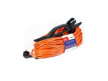 Удлинитель на рамке с вилкой и розеткой 10А, 40 метров 2х1,0 мм²,  оранж., IP20 (SBE-10-1-40-F)/5