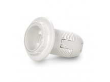 Патрон Е14 пластиковый с кольцом, термостойкий пластик, белый (SBE-LHP-sr-E14)