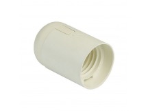 Патрон Е27 пластиковый подвесной, термостойкий пластик, белый (SBE-LHP-s-E27)