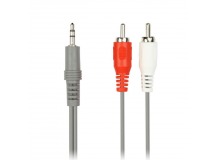Кабель соединительный Smartbuy 3.5 Jack (M) - 2xRCA (M), стерео, аудио, 3,0 м, пакет (KA-313-200)/50