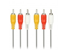 Кабель соединительный Smartbuy 3xRCA (M) - 3xRCA (M), 1,8 м, в пакете (KA-231-200)/50