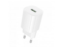 Сетевое ЗУ BOROFONE BA102A (USB CQ3.0) белое