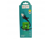 Кабель USB - Lightning HOCO DU06 (3A/1m/текстиль) черный