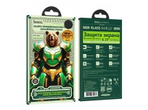 Защитное стекло iPhone 17 Pro Max HOCO A777 Bear АНТИШПИОН черное