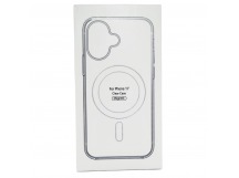 Чехол-накладка Magsafe для Apple iPhone 17 прозрачный