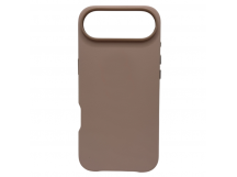 Чехол для iPhone 17 Air кожаный Magsafe, светло-розовый