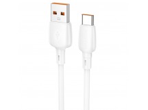 Кабель USB - Type-C Borofone BX93 Super PD (повр. уп.) 100W 100см 5A  (white) (242210)