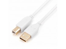 Кабель GoPower USB A (m)-USB B (m) 1.8м ПВХ белый Premium Zip-Lock c подвесом (1/200)