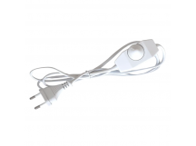 Кабель питания Прогресс для бра 1.7м 10A 2x0.5мм² с диммером белый (1/200)