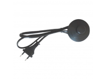 Кабель питания Прогресс для бра 1.7м 10A 2x0.5мм² с кнопкой черный (1/200)