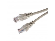 Патч-корд GoPower RJ-45 (m)-RJ-45 (m) 10м кат.5е ПВХ 26AWG CCA серый в пакете (1/25)