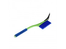 Щетка для автомобиля Brumex OKTAN сметка 54см со скребком зеленый (1/25)