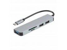 USB-Хаб GoPower GPH5-1 3USB/MicroSD/SD Type-C (m) USB3.0 (1/100)