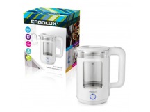 Электрочайник Ergolux ELX-KG08-C01 1800W 1.8л белый (1/12)