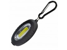 Фонарь брелок Космос 201B 0.5W COB от батареек IP42 магнит черный (1/200/400)