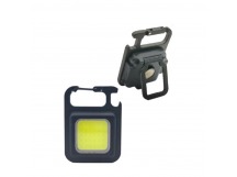 Фонарь брелок Космос 207Lit 6WCOBLED от аккумулятора IP54 3 режима черный (1/30/240)