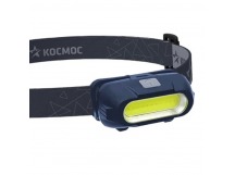 Фонарь налобный Космос 514Lit 3WCOBLED от аккум IP54 3 режима темно-серый (1/20/120)