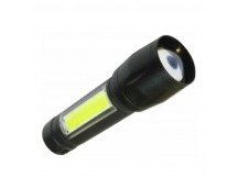Фонарь туристический Космос 1011 3W ХРЕ+COB от аккумулятора черный (1/48/288)