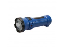 Фонарь туристический Космос 102 0.5W 1LED от аккумулятора прямая подзарядка синий (1/25/100)
