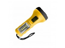 Фонарь универсальный Космос 119B 0.5W 1LED от батареек IP42 2 режима желтый (1/50/200)